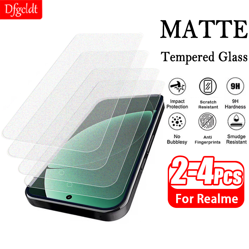 Matte Anti Glare Screen - 2-4 Buah Kaca Pelindung Buram Anti