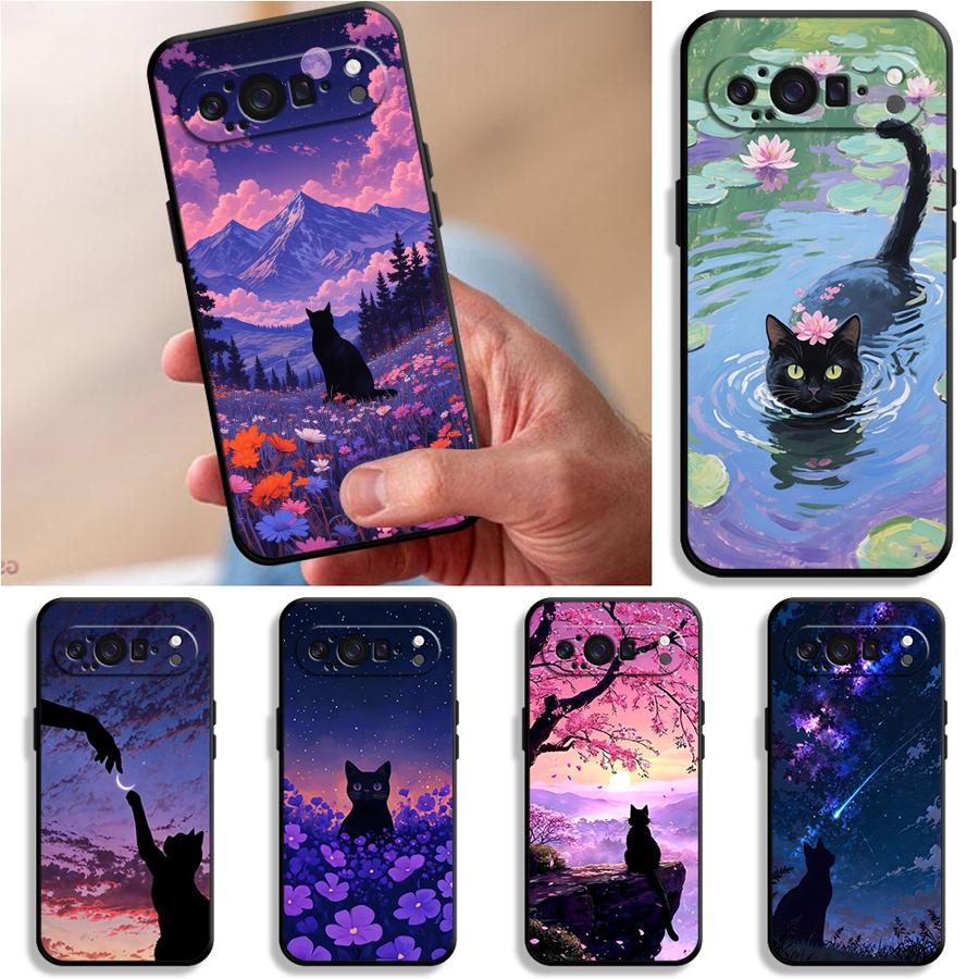 Google Pixel 9 Pro - Casing Penutup Ponsel Funda untuk Google