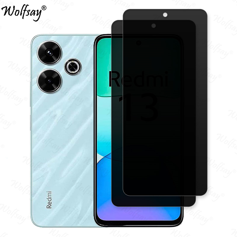 Privacy Screen Protector - Kaca Tempered Anti-Spy untuk Xiaomi Redmi