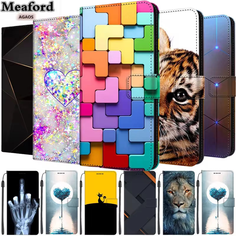 Google Pixel 9 Pro - Casing Dompet Kulit Flip Fundas, untuk