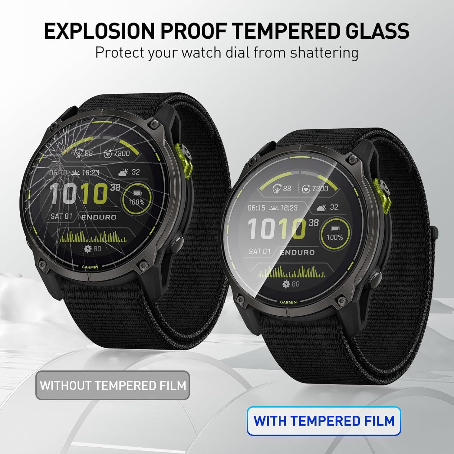 Film Kaca Tempered untuk Garmi - Smartwatch Screen Film ulasan dan harga