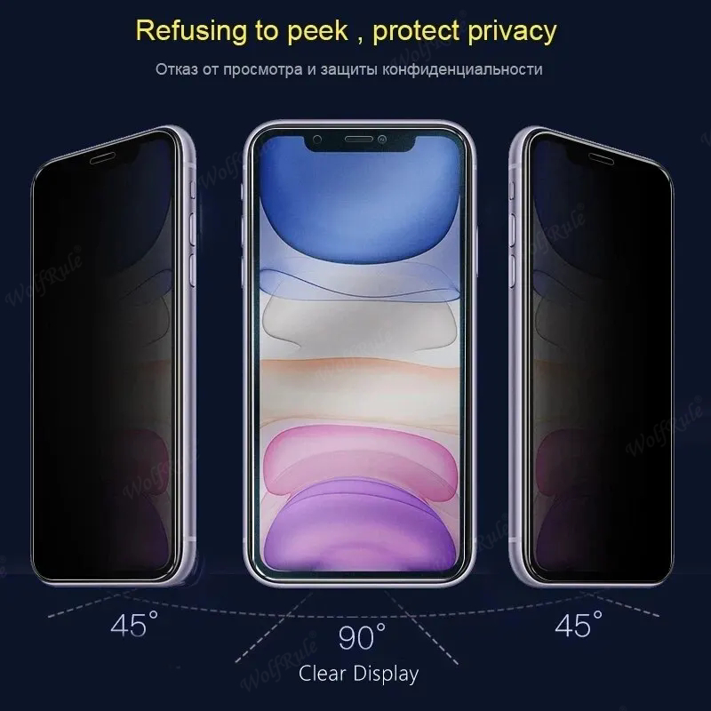 Pelindung kaca Tempered Xiaomi - Privacy Screen Protector ulasan dan harga